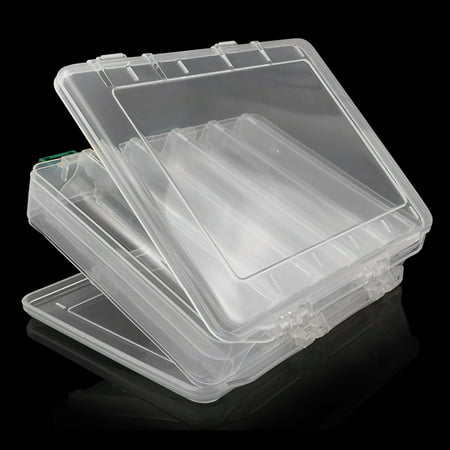Fishing Plastic Double Side 12 Compartments Bait Box Case Container Black 709874072303